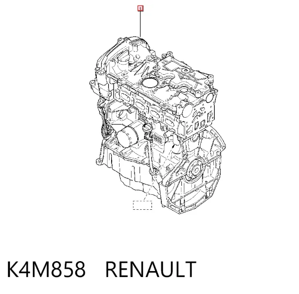 Motor completo K4M858 Renault (RVI)