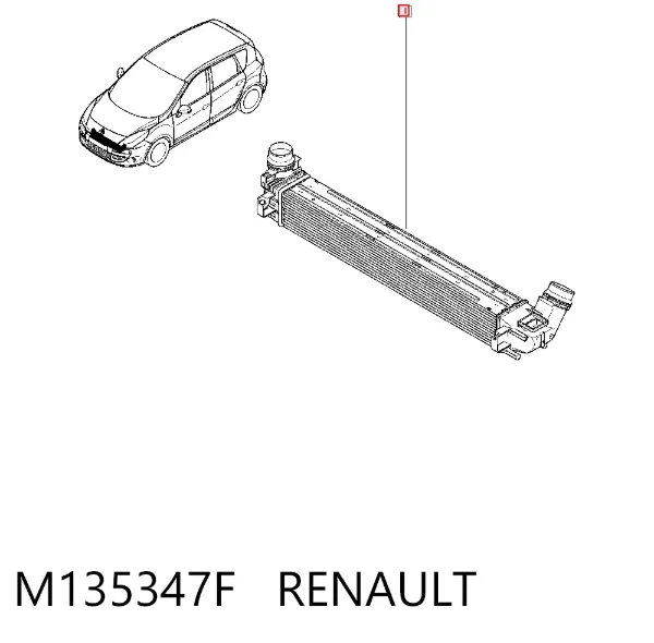 Intercooler M135347F Renault (RVI)