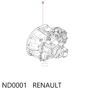 Caja de cambios manual completa RENAULT ND0001