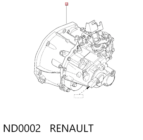 Caja de cambios ND0002 Renault (RVI)