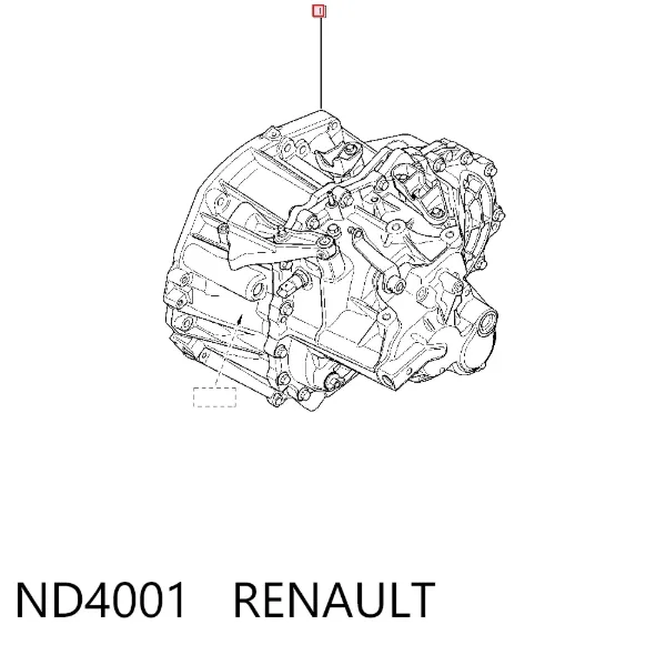 Caja de cambios ND4001 Renault (RVI)