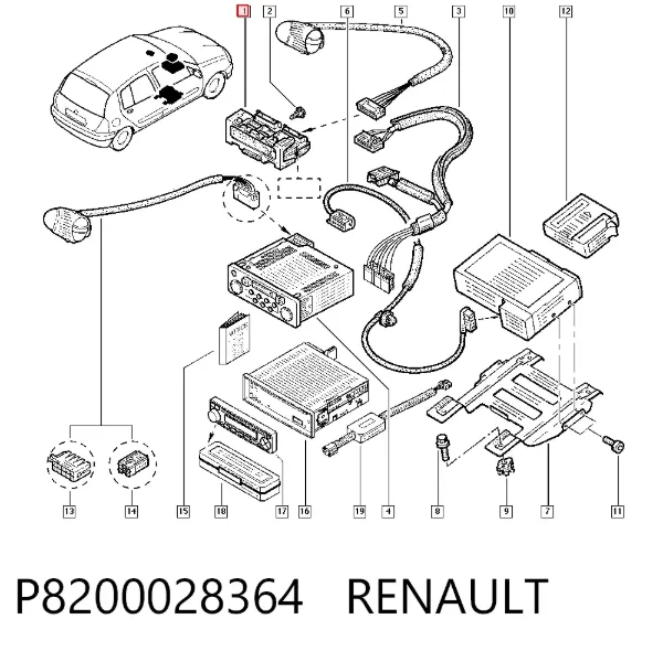 Pantalla P8200028364 Renault (RVI)