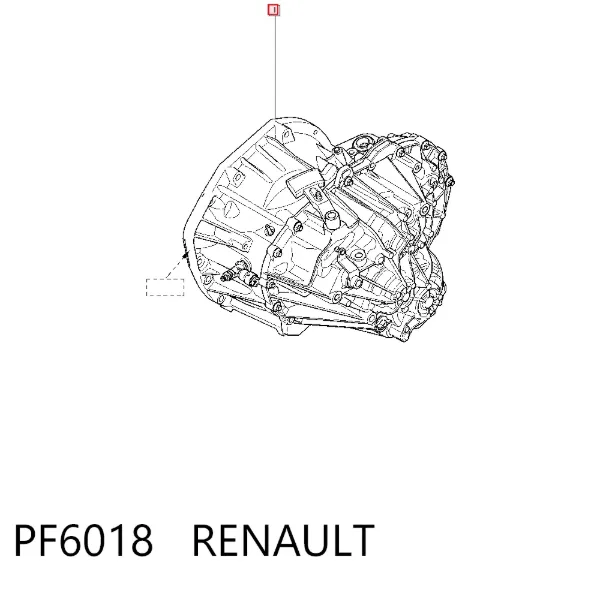 Caja de cambios PF6018 Renault (RVI)