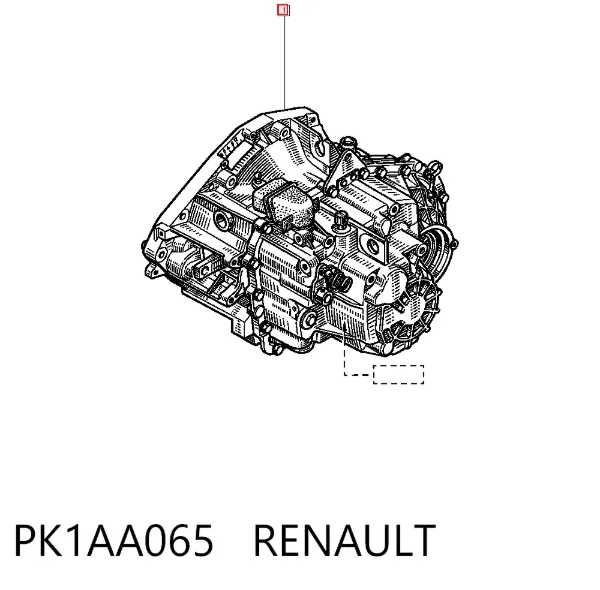 Caja de cambios PK1AA065 Renault (RVI)
