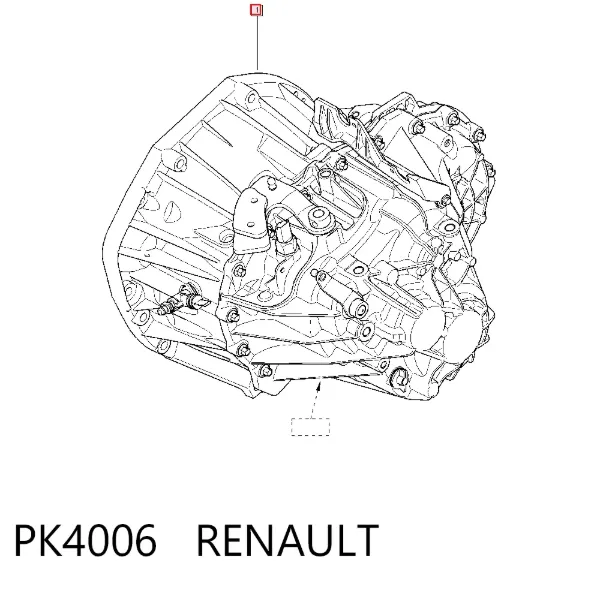 Caja de cambios PK4006 Renault (RVI)