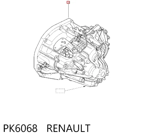 Caja de cambios PK6068 Renault (RVI)