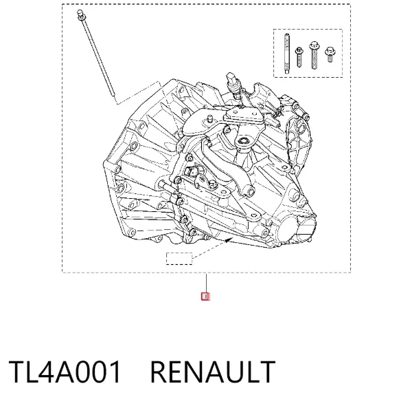 Caja de cambios TL4A001 Renault (RVI)