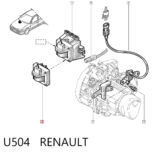Bobina U504 Renault (RVI)
