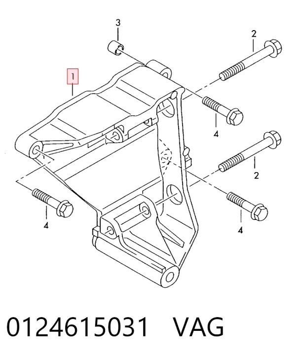 Alternador 0124615031 VAG