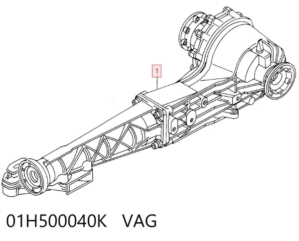 Grupo trasero 01H500040K VAG