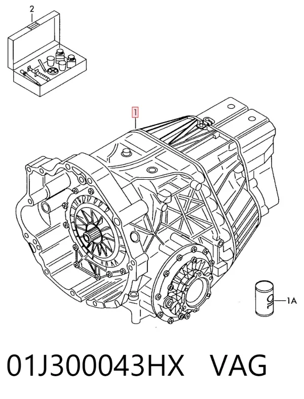 Caja de cambios automática 01J300043HX VAG