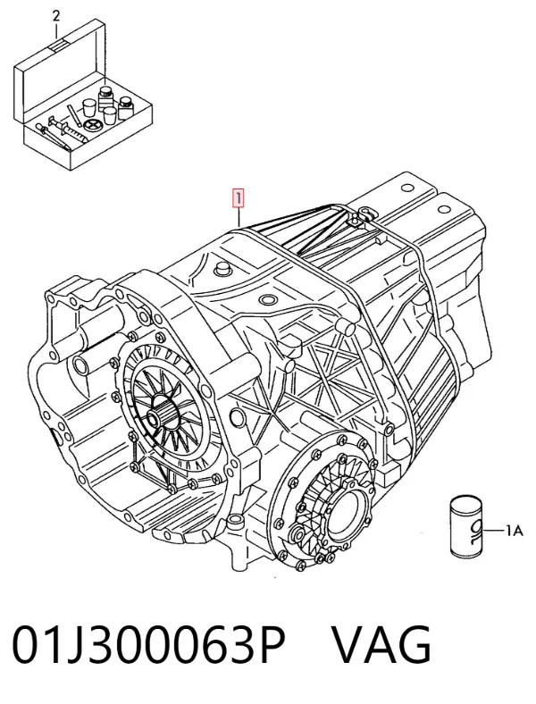 Caja de cambios automática 01J300063P VAG