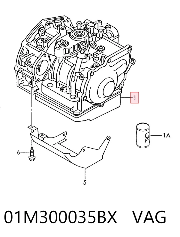 Caja de cambios automática 01M300035BX VAG