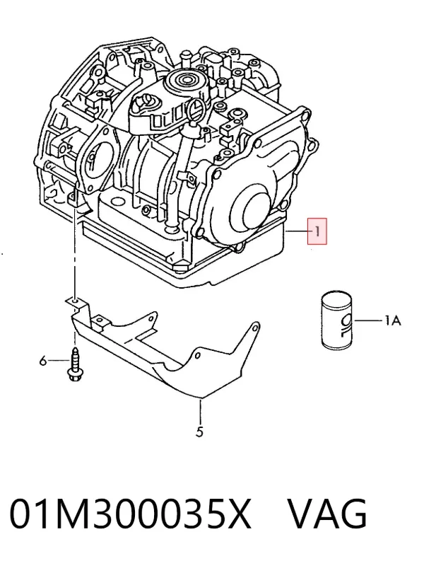 Caja de cambios automática 01M300035X VAG