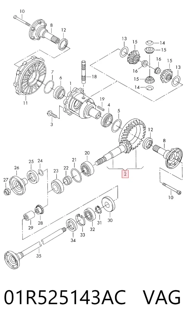  01R525143AC VAG
