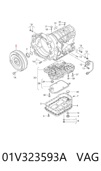 Convertidor de par VAG 01V323593A