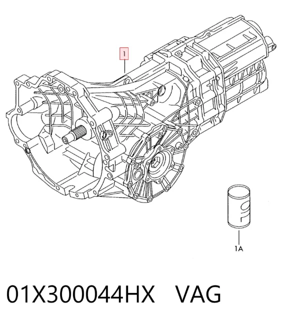Caja de cambios 01X300044HX VAG