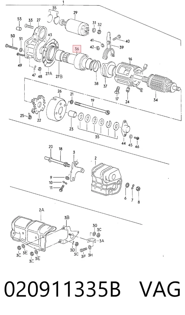Bendix 020911335B VAG