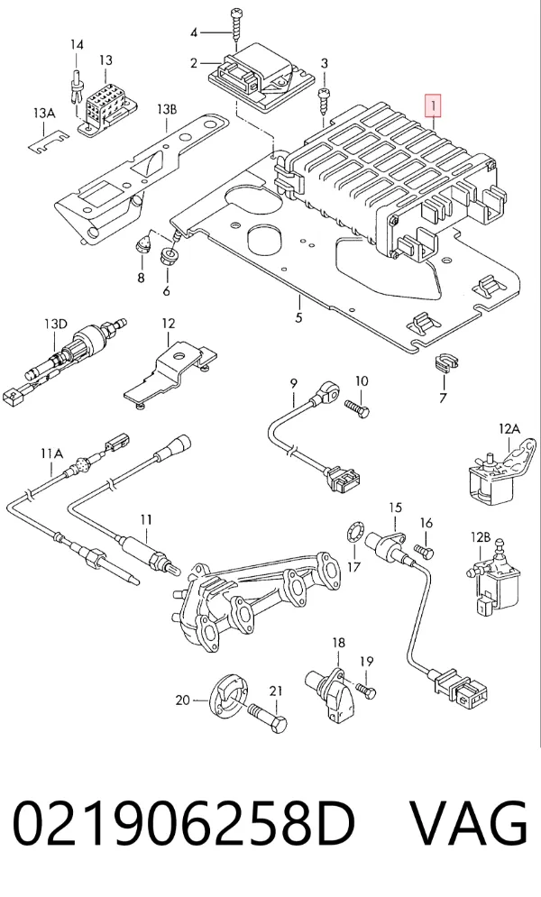 ECU 021906258D VAG