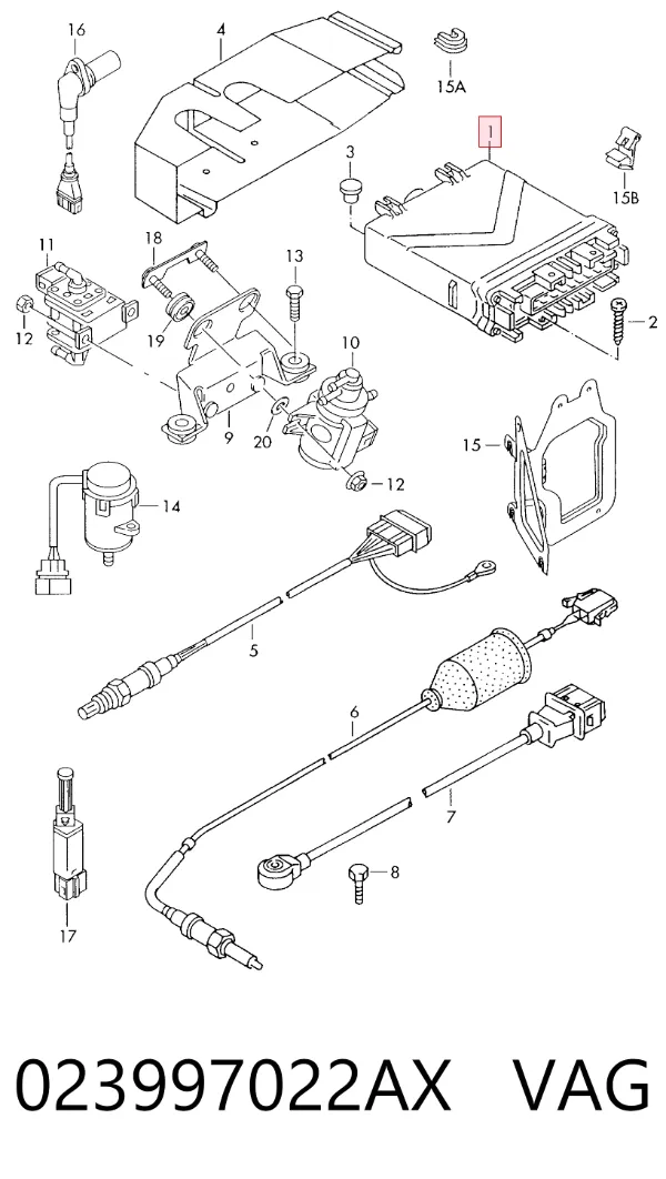 ECU 023997022AX VAG