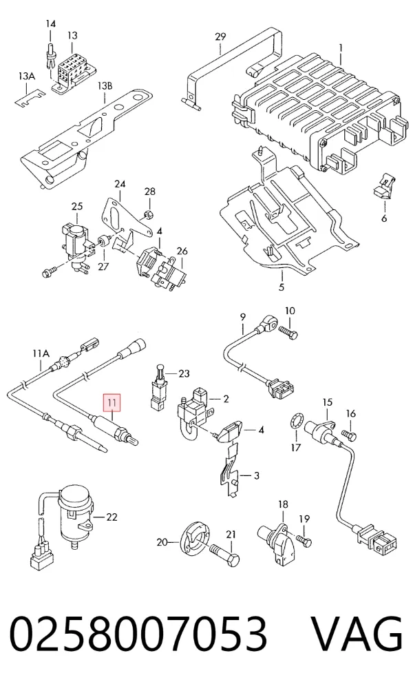 Sonda lambda 0258007053 VAG