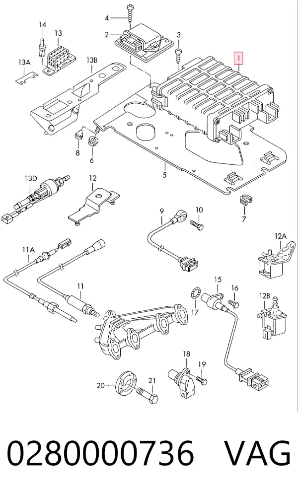 ECU 0280000736 VAG