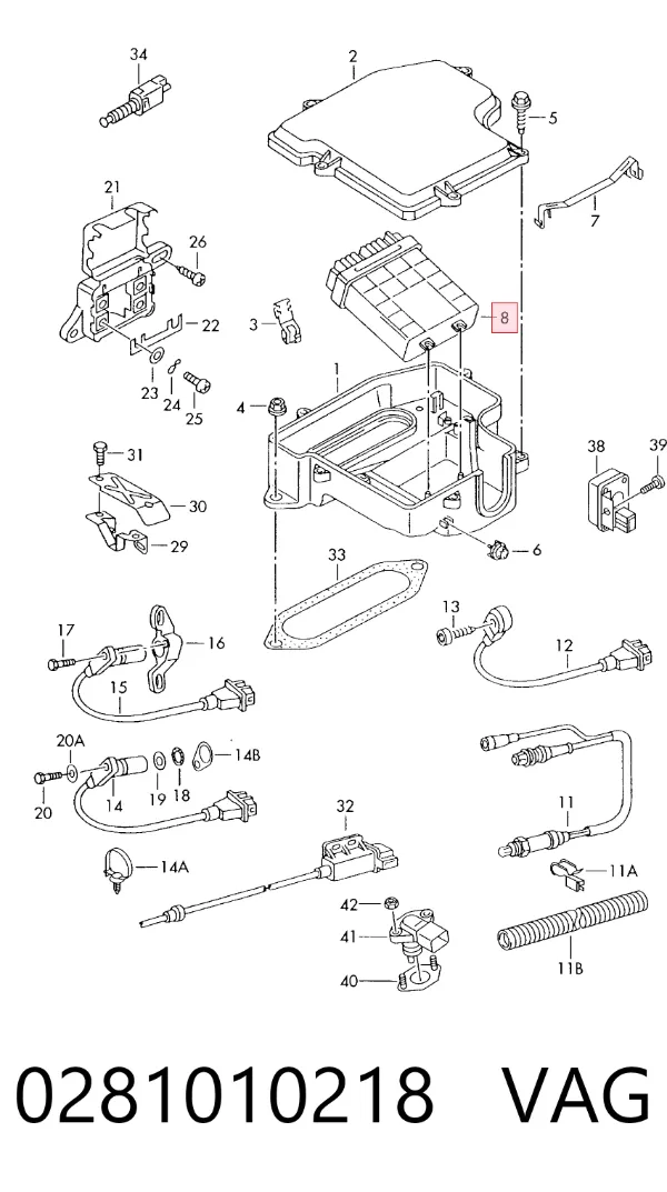 ECU Volkswagen Passat B5