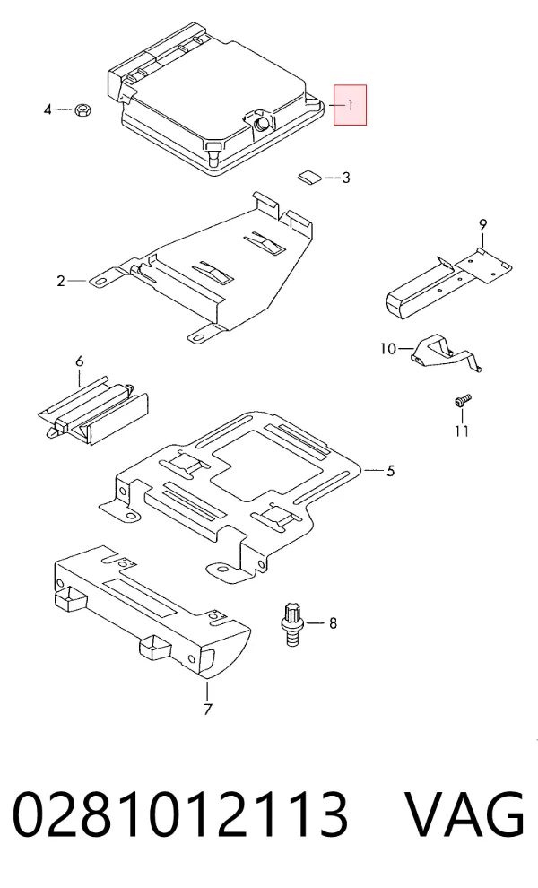 ECU 0281012113 VAG