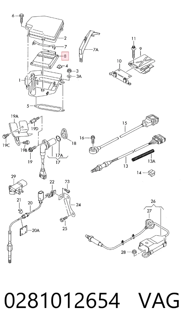 ECU Audi A4 B7