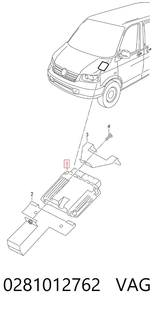 ECU 0281012762 VAG