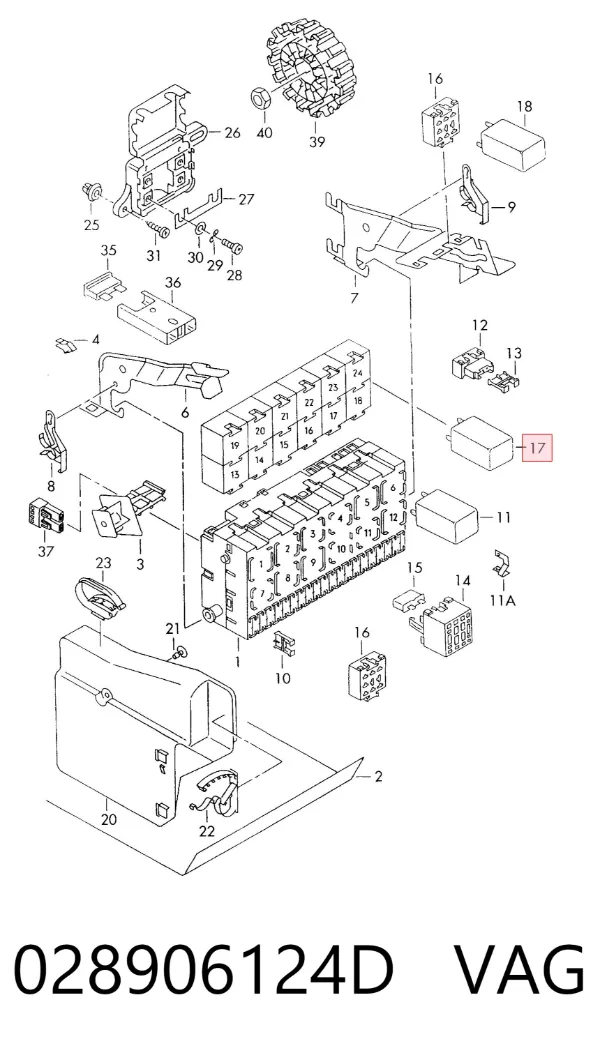ECU 028906124D VAG