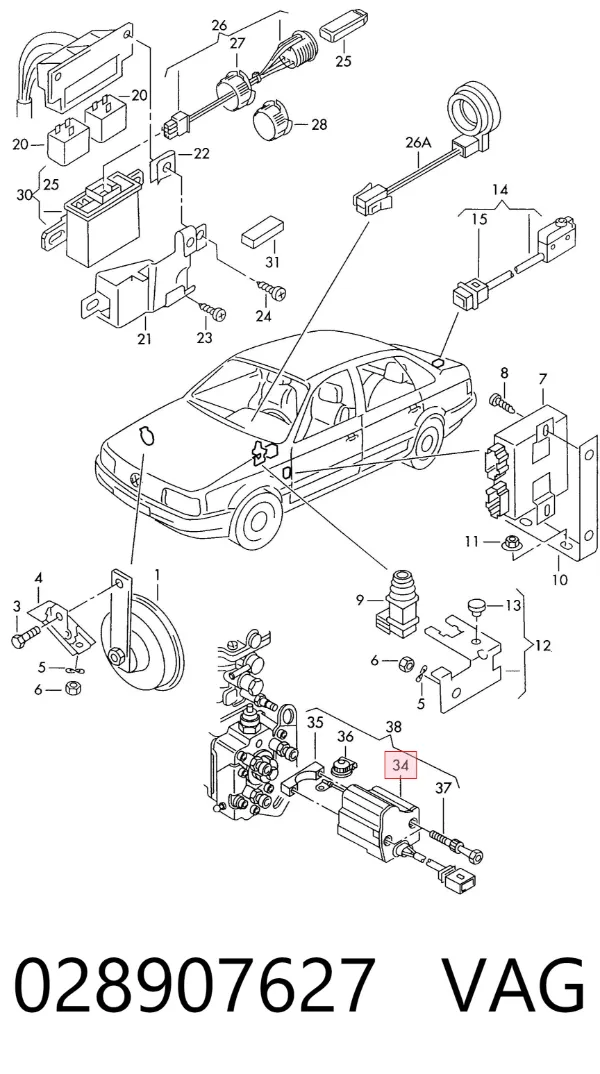 Válvula de corte de combustible de la bomba de inyección 0281005004 Bosch