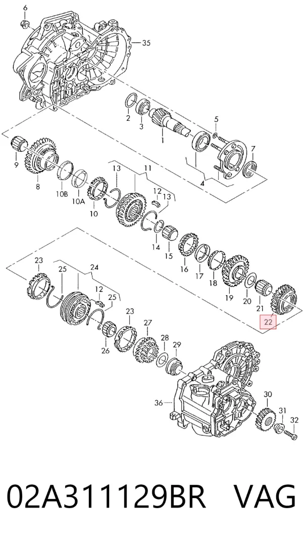  02A311129BR VAG