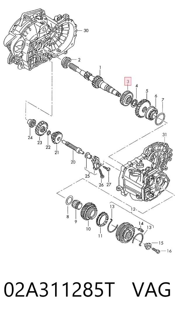  02A311285T VAG