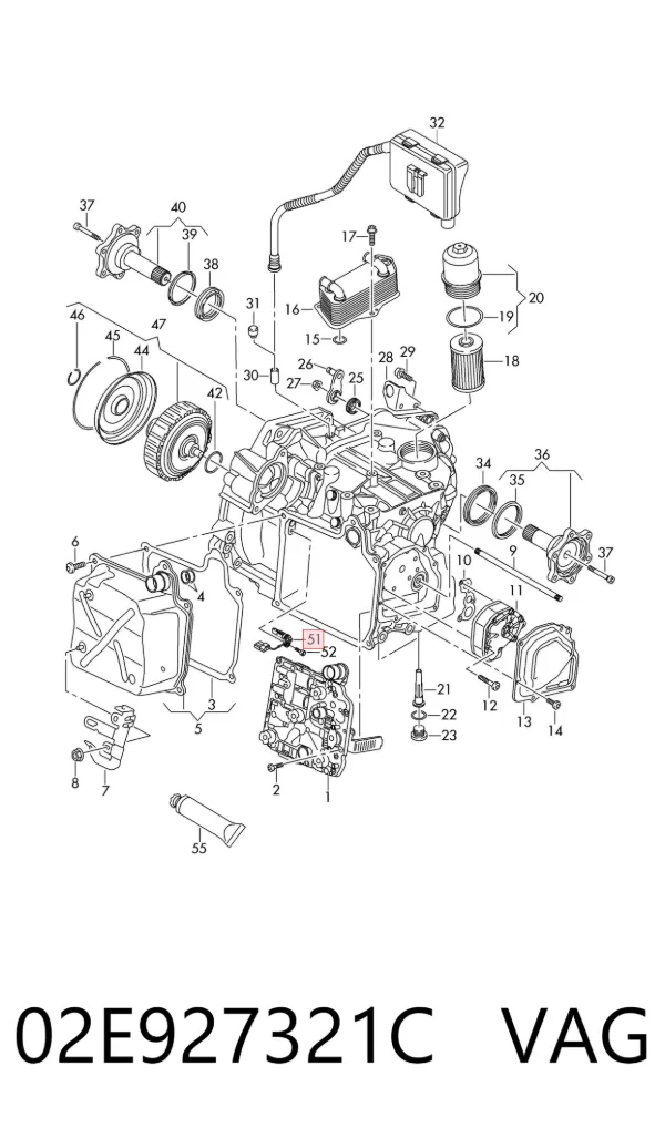 Sensor de velocidad 02E927321C VAG