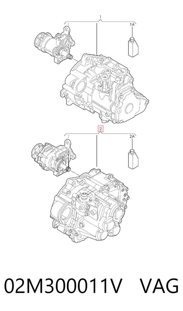 Caja de cambios Audi TT 8N3