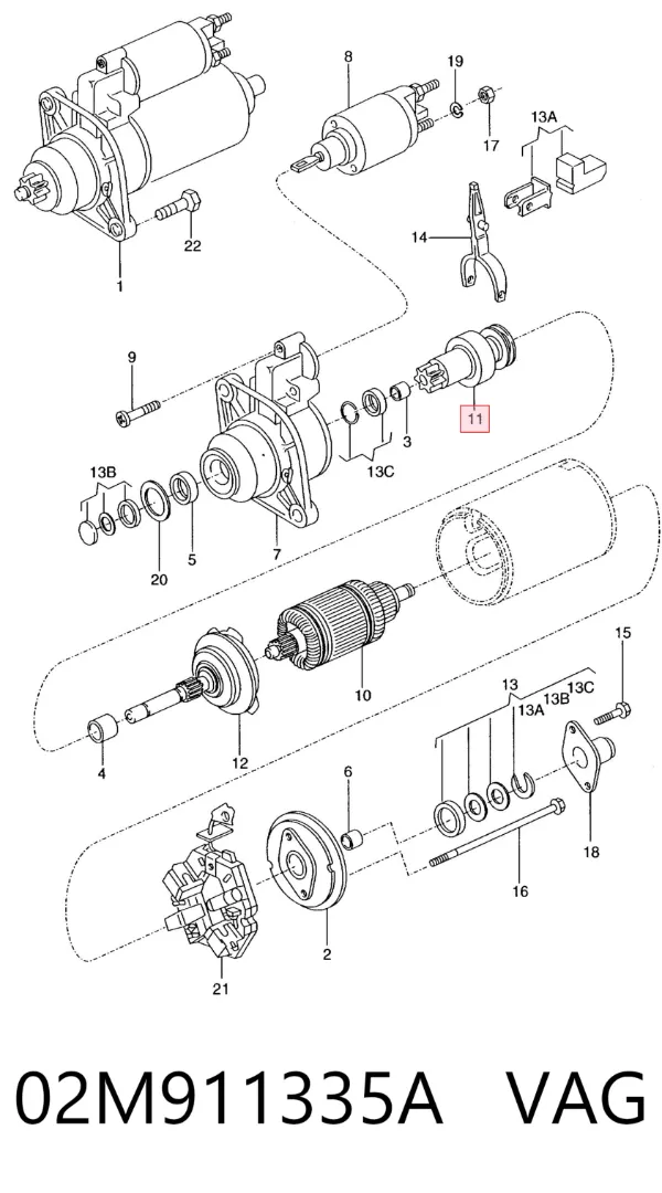 Bendix 02M911335A VAG