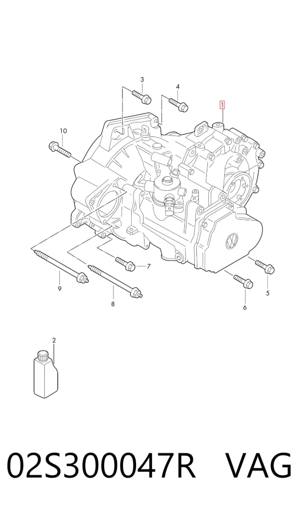 Caja de cambios 02S300047R VAG