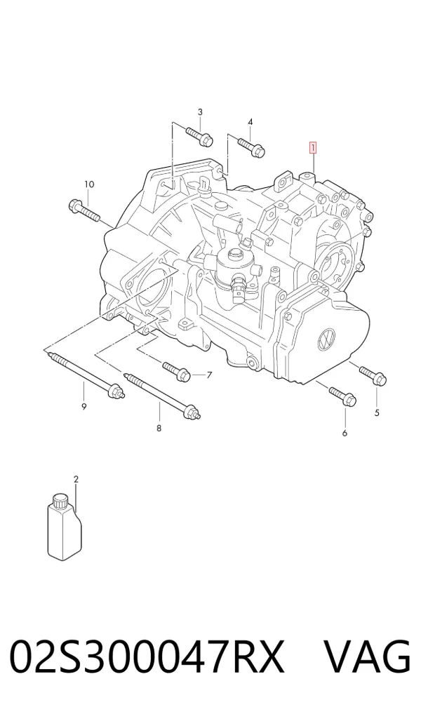 Caja de cambios 02S300047RX VAG