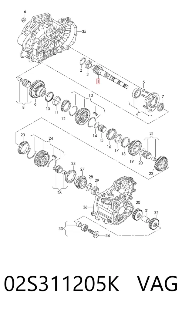 02S311205K VAG