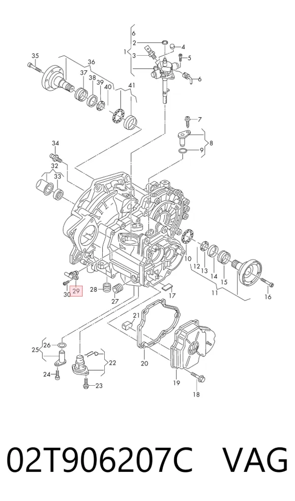 Sensor de velocidad 02T906207C VAG
