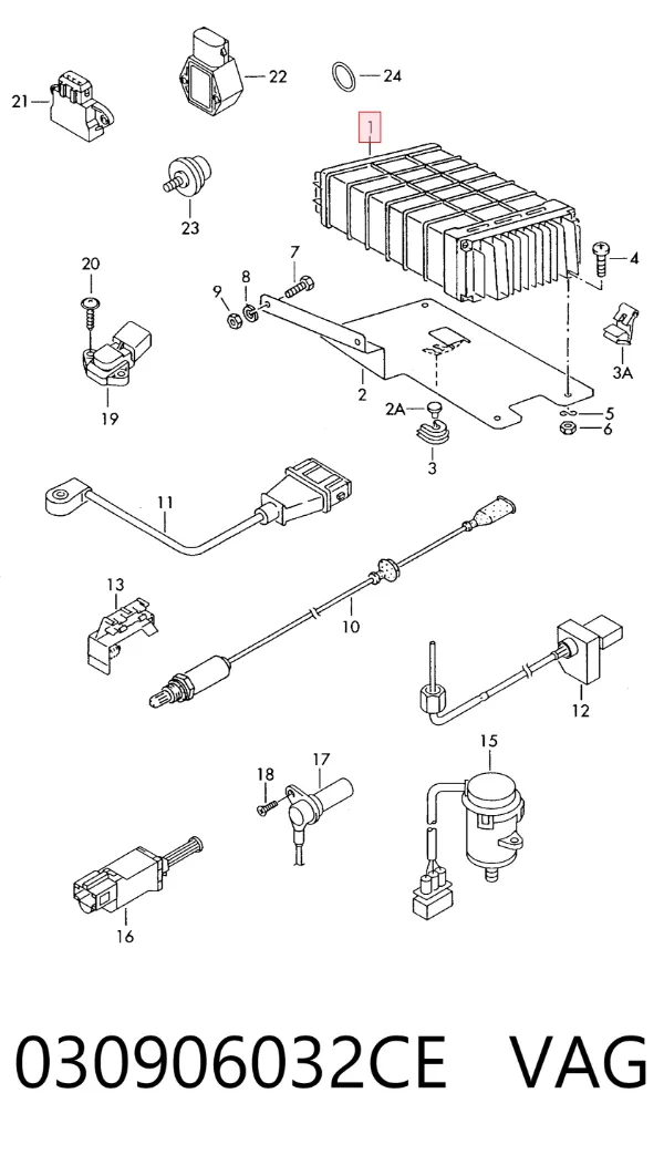 ECU 030906032CE VAG