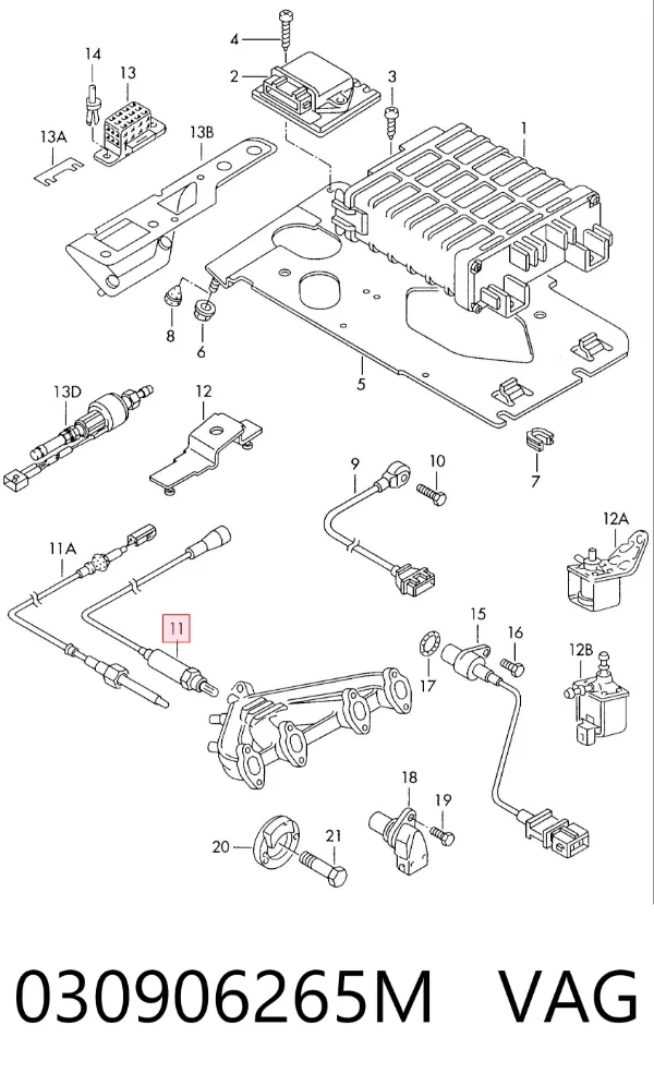 Sonda lambda 030906265M VAG