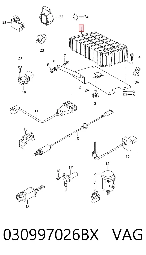 ECU 030997026BX VAG