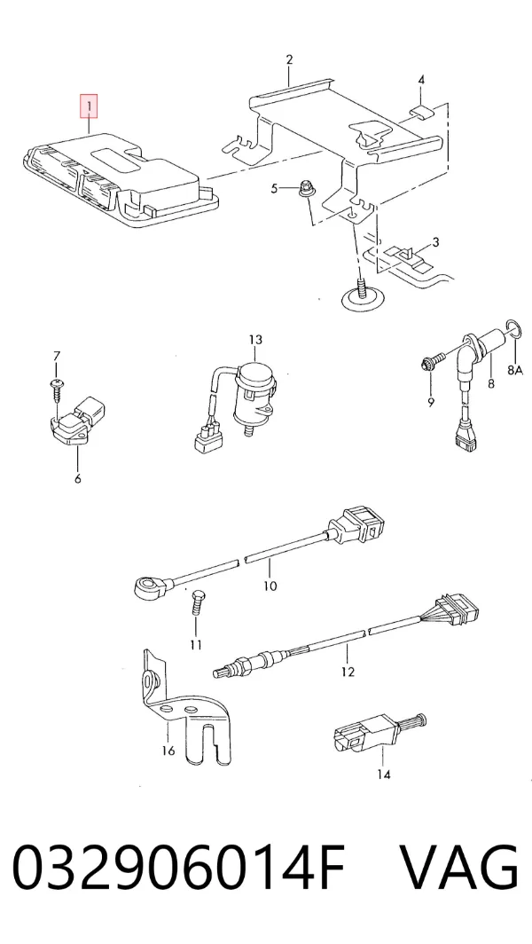 ECU 032906014F VAG