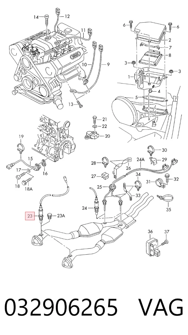 Sonda lambda 032906265 VAG