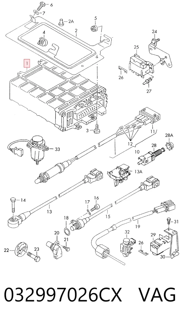 ECU 032997026CX VAG