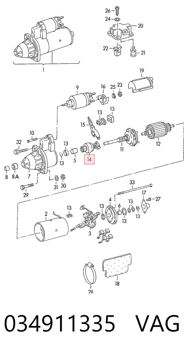 Bendix 034911335 VAG