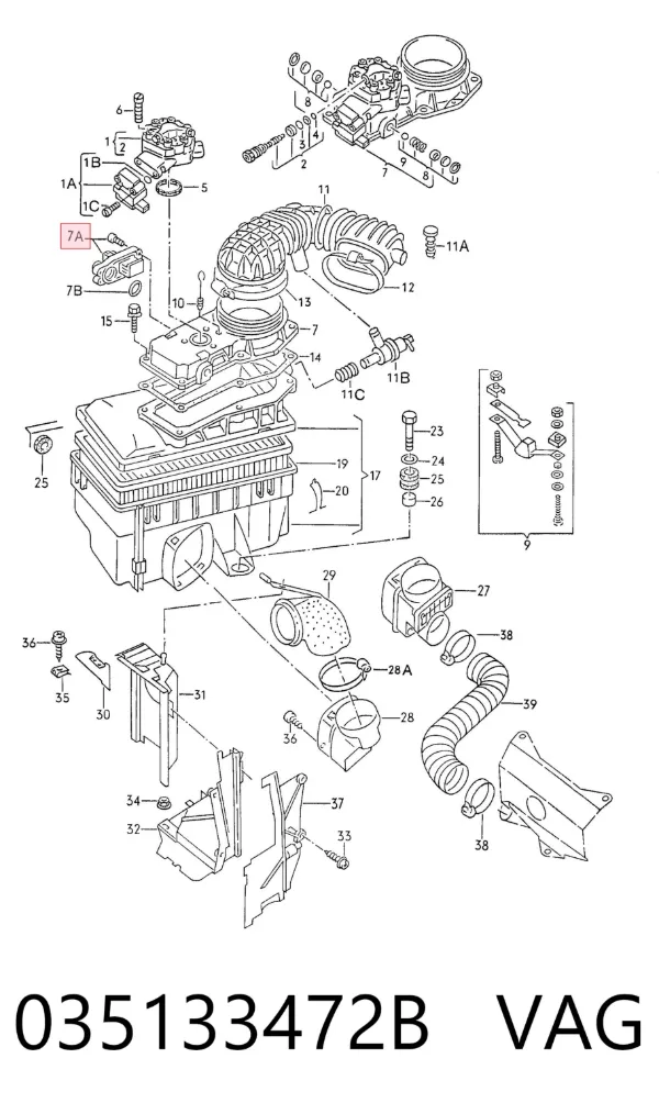 Sensor TPS Volkswagen Golf II