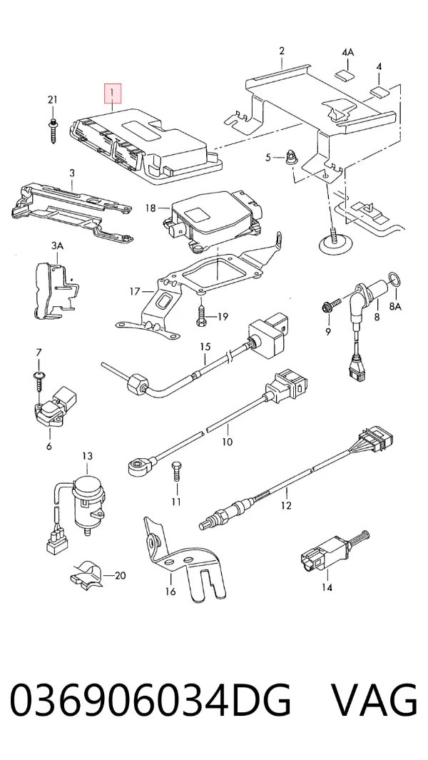 ECU 036906034DG VAG